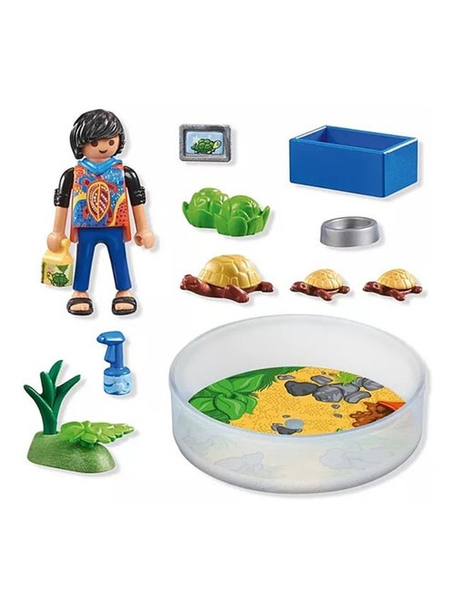 My Life Garçon avec famille de tortues dans un terrarium - Kiabi