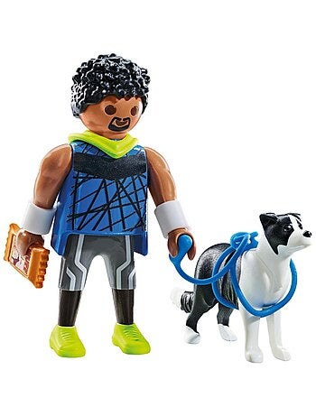 My Life Homme sportif avec Border Collie et accessoires