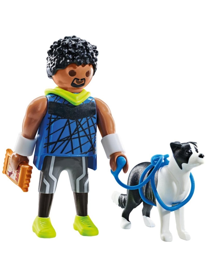 My Life Homme sportif avec Border Collie et accessoires N/A - Kiabi