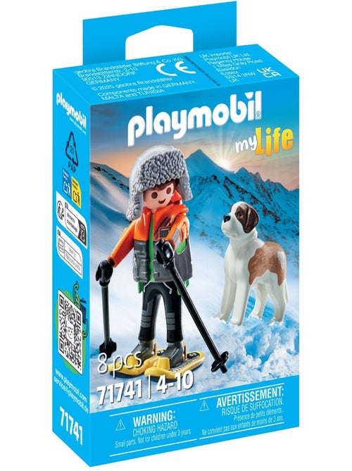 My Life Jeune garçon en raquettes avec son Saint Bernard - Kiabi