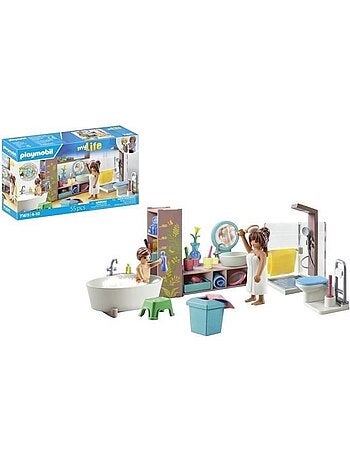 My Life Salle de bains avec douche et baignoire