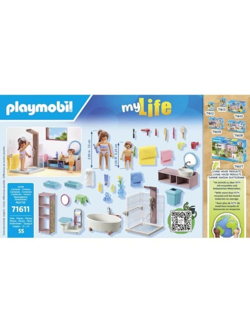My Life Salle de bains avec douche et baignoire - Kiabi