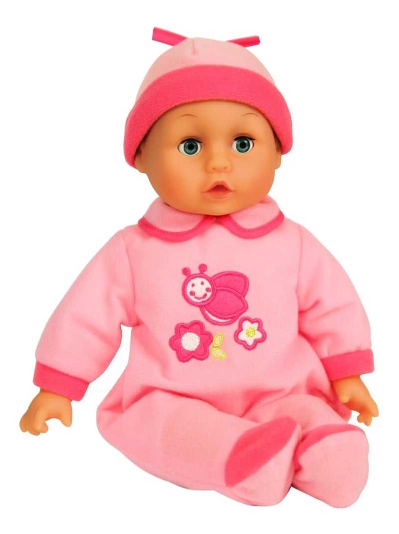 My little Baby Poupée avec sons 30 cm Rose - Kiabi