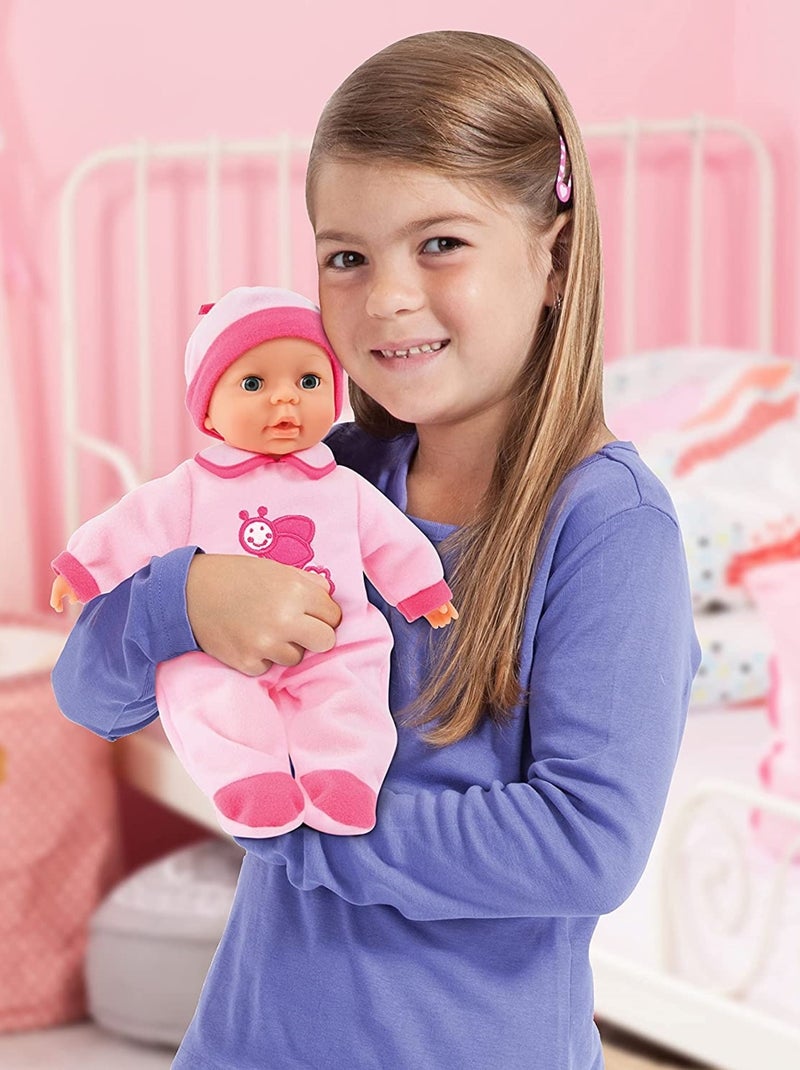 My little Baby Poupée avec sons 30 cm Rose - Kiabi