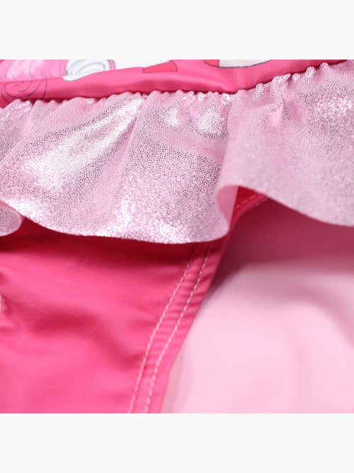 My little pony - maillot de bain 1 pièce à volant imprimé, fines bretelles - Kiabi