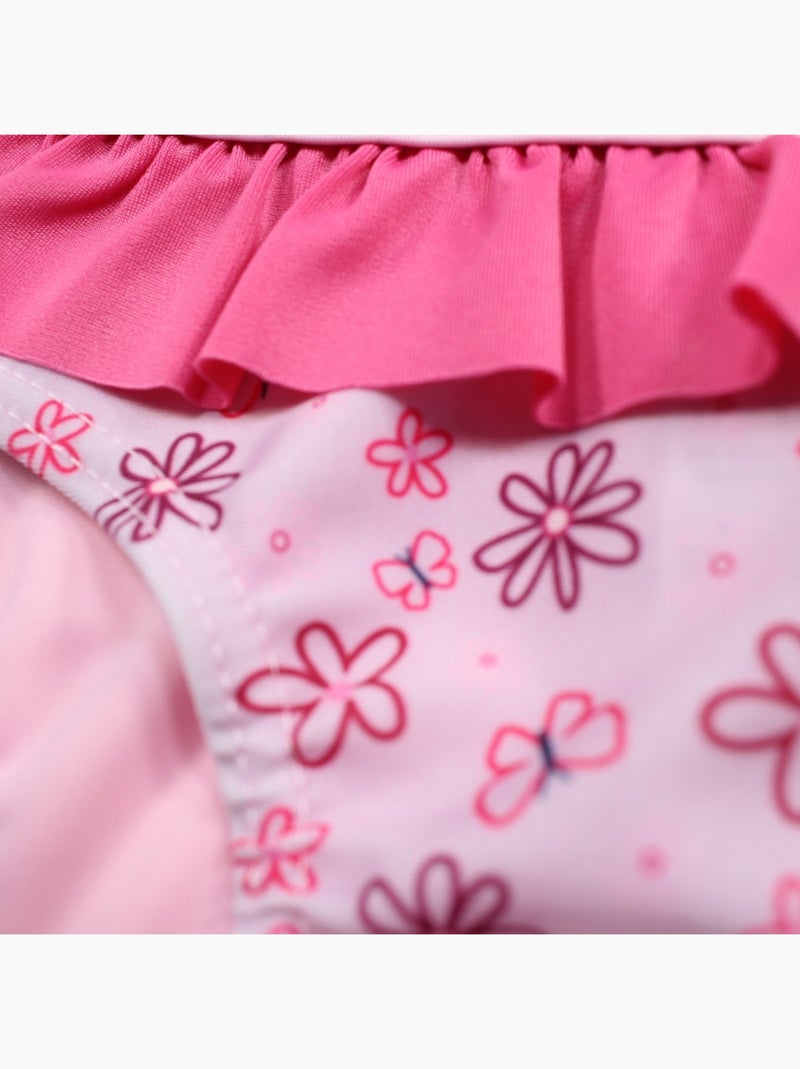 My little pony - maillot de bain 1 pièce à volant imprimé Rose - Kiabi