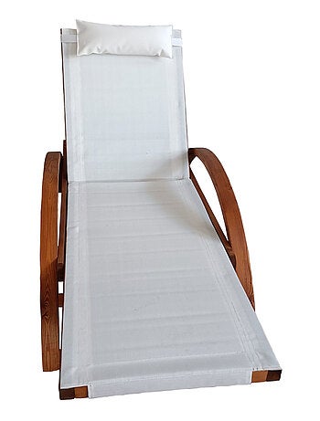 NAARI - Transat blanc en bois