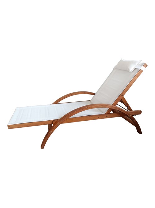 NAARI - Transat blanc en bois - Kiabi