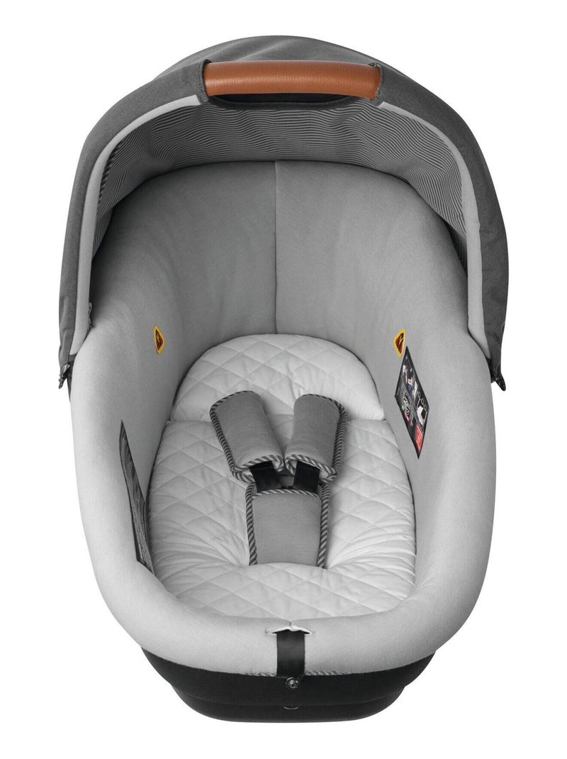 Nacelle BEBE CONFORT Amber Plus, Groupe 0, Utilisable en voiture, Confortable, Concrete Grey Gris Gris - Kiabi
