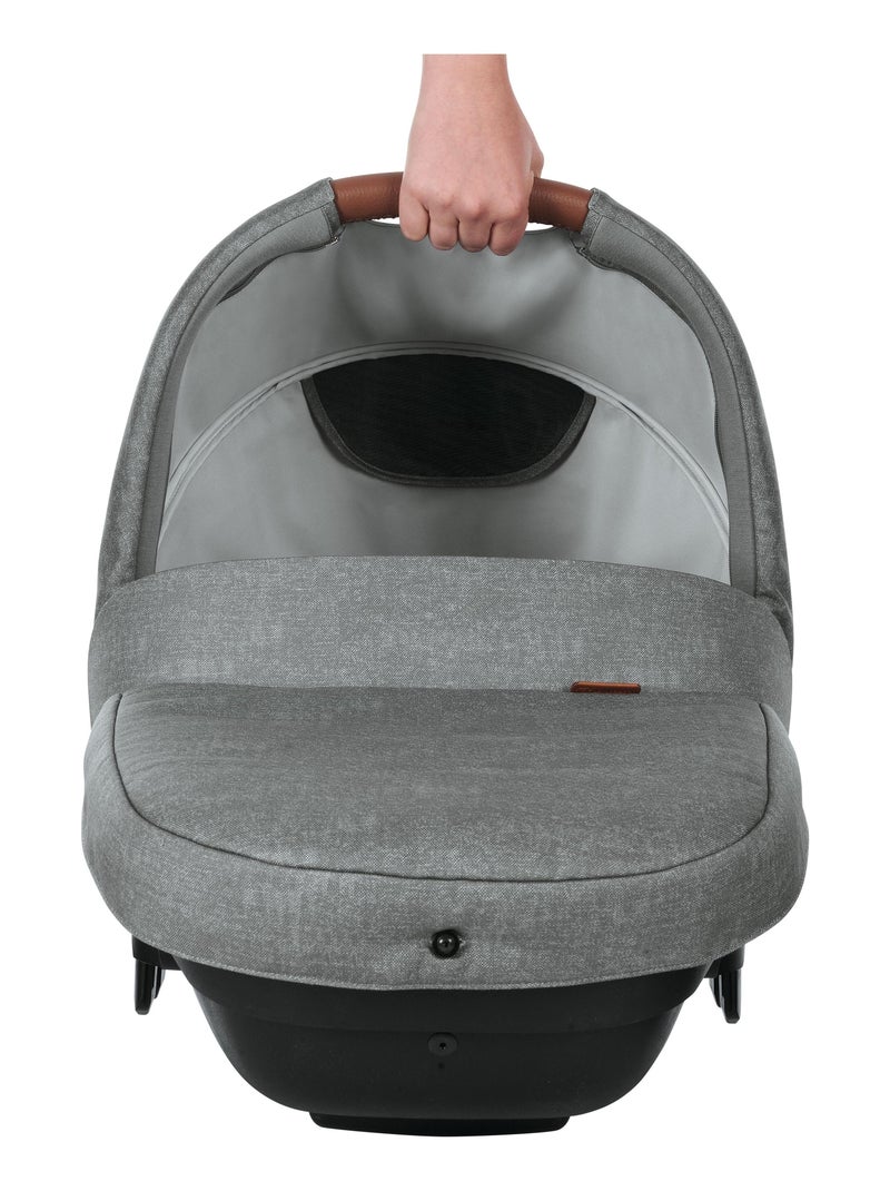 Nacelle BEBE CONFORT Amber Plus, Groupe 0, Utilisable en voiture, Confortable, Nomad Grey Gris Noir - Kiabi