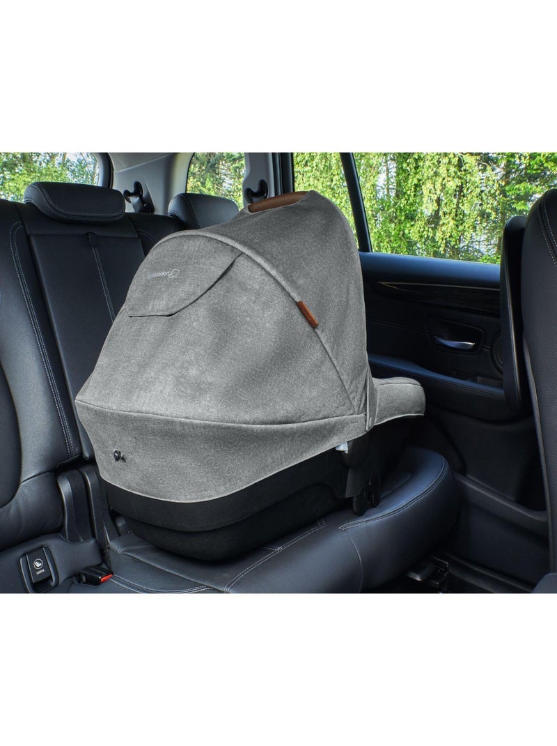 Nacelle BEBE CONFORT Amber Plus, Groupe 0, Utilisable en voiture, Confortable, Nomad Grey Gris Noir - Kiabi