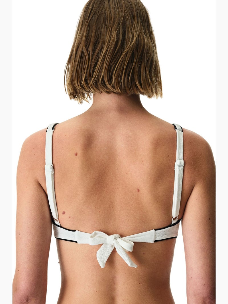Nadia haut de bikini texturé penti Blanc cassé - Kiabi