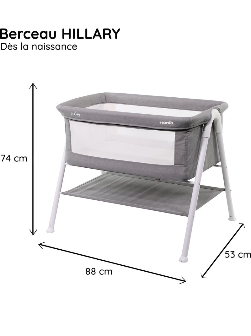 Nania - Berceau bébé HILLARY Blanc Blanc Gris - Kiabi