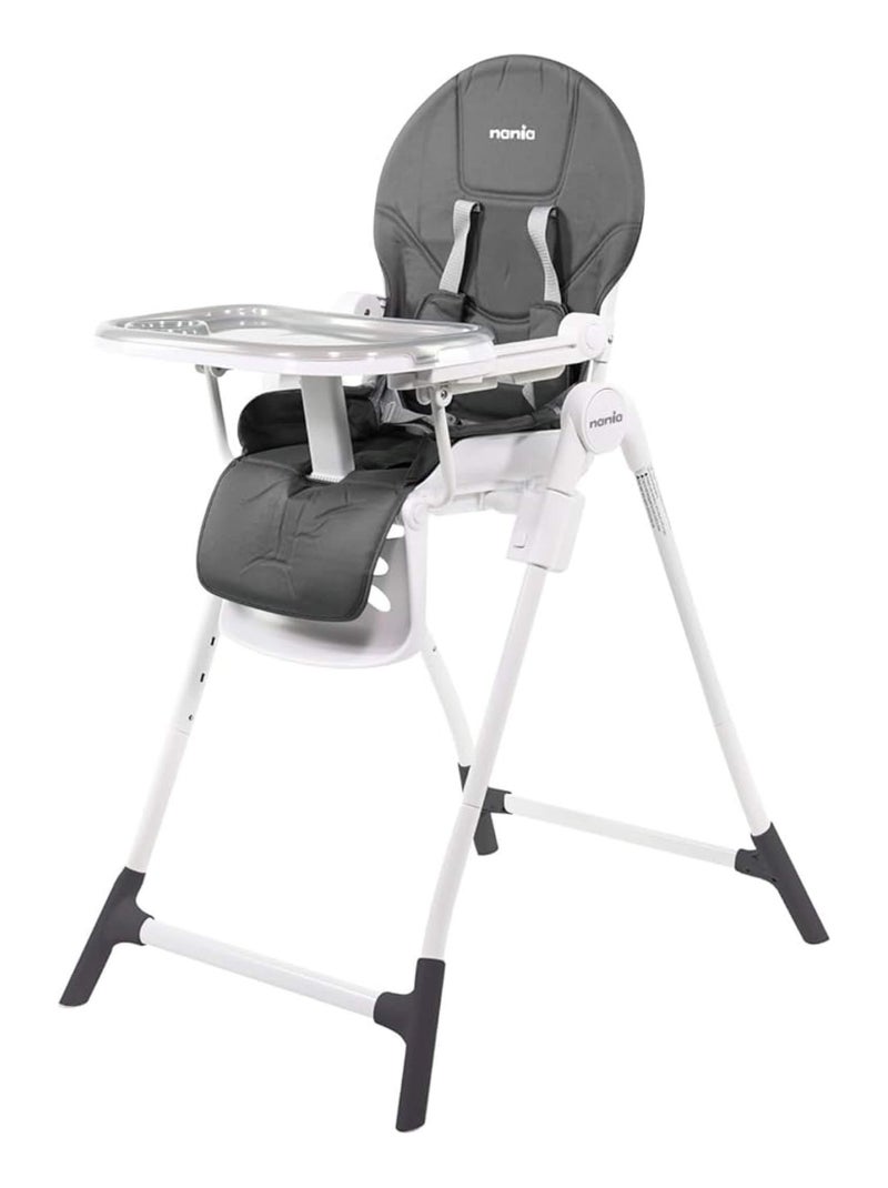 Nania - Chaise haute Lucie 6 à 36 mois Gris - Kiabi