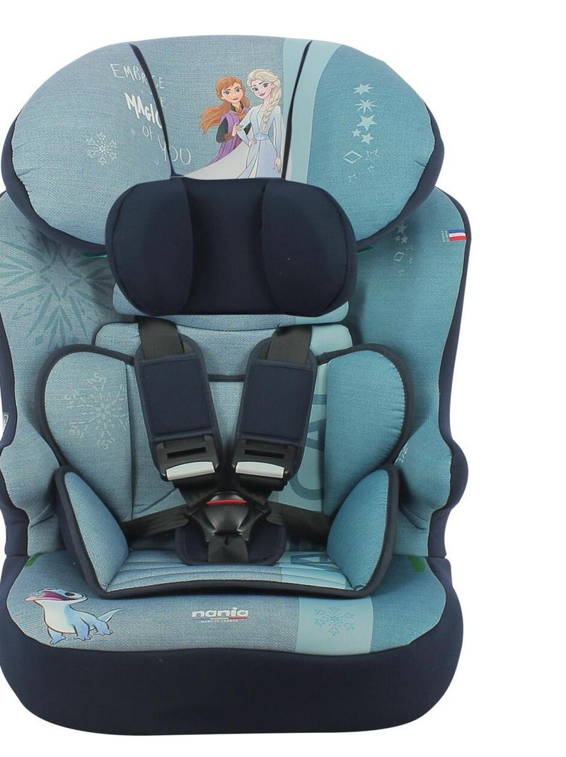 Nania - Siège auto ceinturé RACE I 76-140 cm R129 i-Size – Fabrication Française - Frozen Bleu - Kiabi