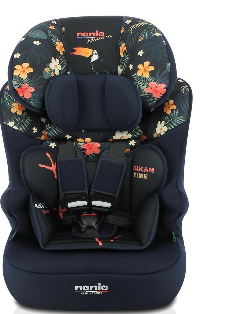 Nania - Siège auto ceinturé RACE I 76-140 cm R129 i-Size – Toucan Noir ébène - Kiabi