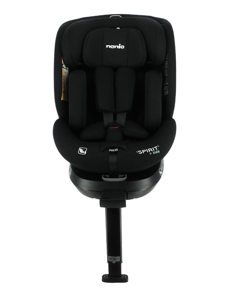 Nania - Siège auto SPIRIT pivotant 360° Isofix Jambe de force - I-Size 40-150 cm - Groupe 0+/1/2/3 Gris - Kiabi