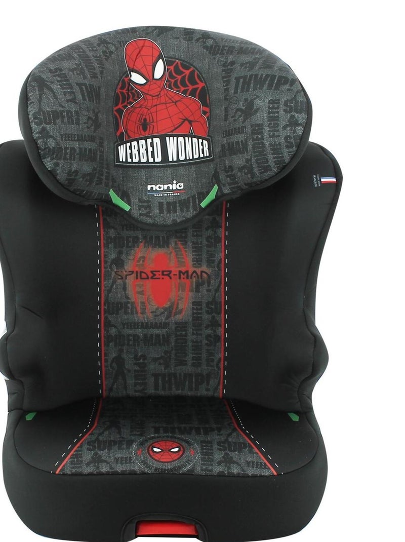Nania – Siège auto isofix START I FIX 106-140 cm R129 i-Size – Fabrication Française - Spiderman Noir - Kiabi