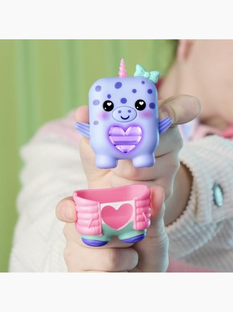 Nano-mals bubbly le narval, compagnon électronique, plus de 70 réactions, pour enfants, dès 5 ans Violet - Kiabi