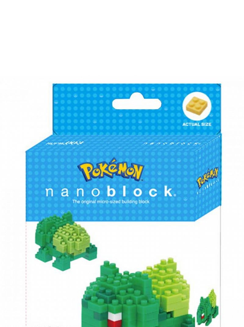 Nanoblock Pokemon Bulbizarre 120 pcs Bleu - Kiabi