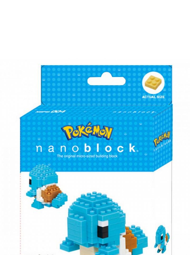 nanoblock Pokemon Carapuce 120 pcs Bleu - Kiabi