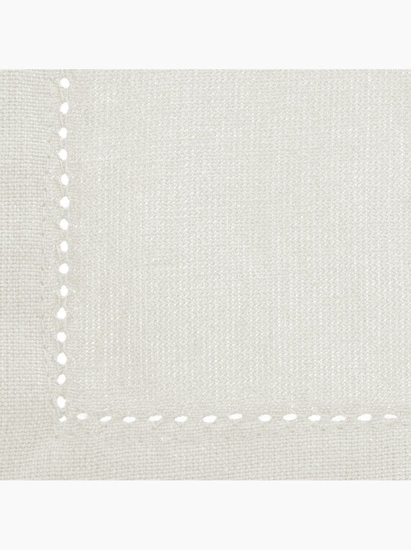 Nappe 100% coton rectangulaire JANE Blanc - Kiabi