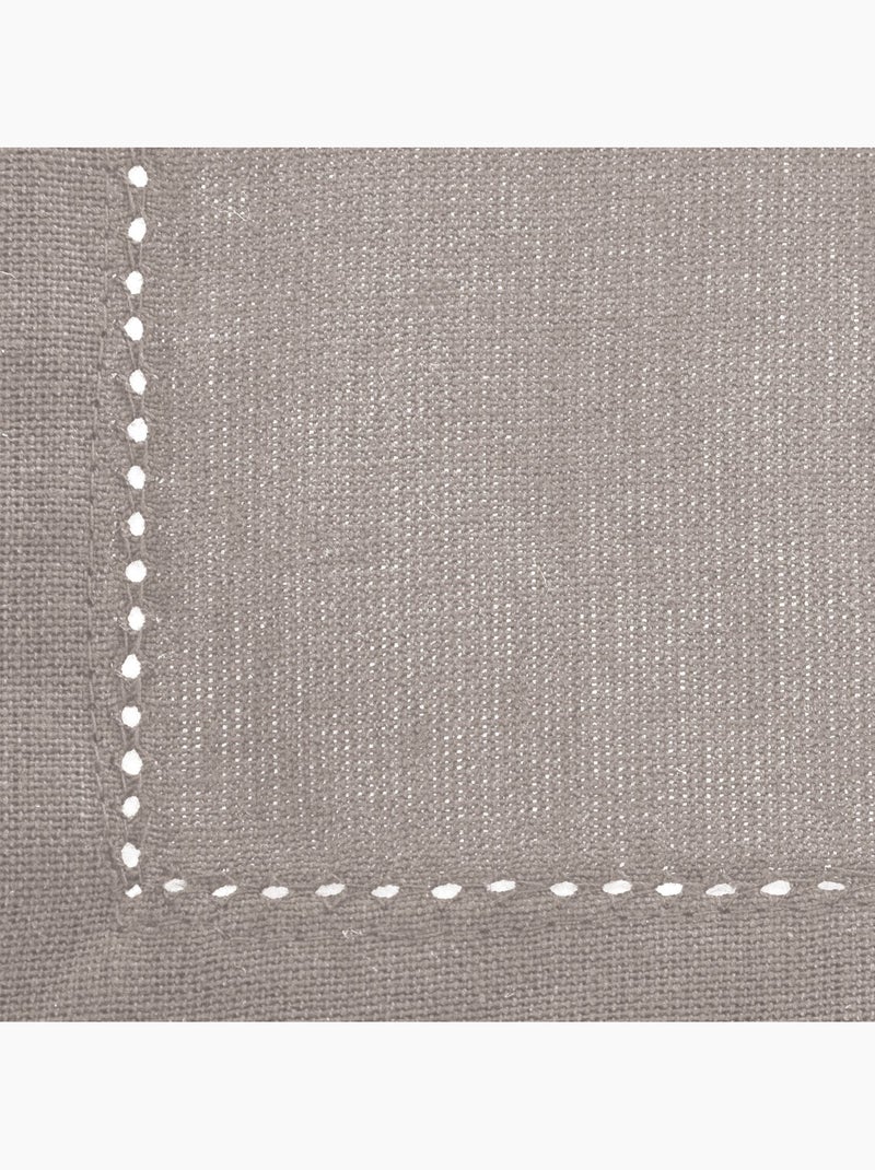 Nappe 100% coton rectangulaire jane Gris clair - Kiabi