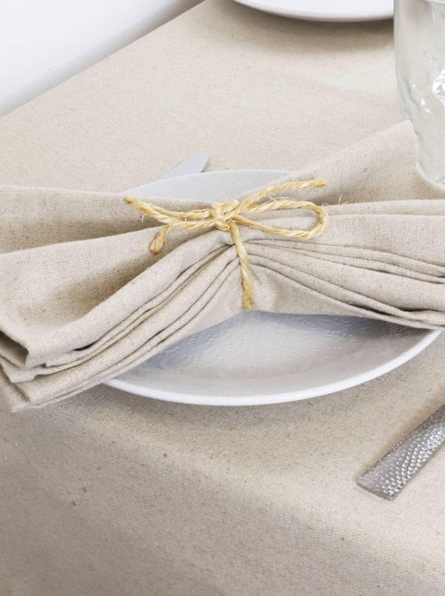 Nappe 100% lin naturel LINELLE - Kiabi