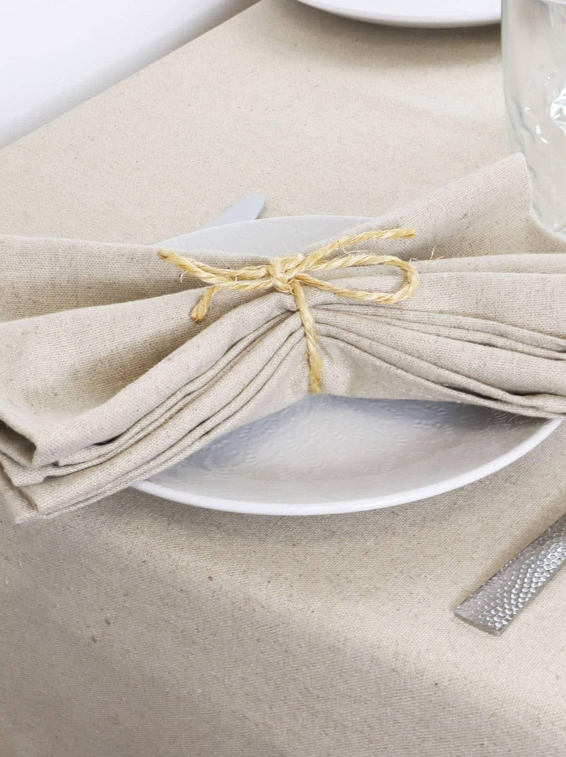 Nappe 100% lin naturel LINELLE Beige - Kiabi