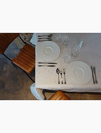 Nappe 145x300cm facette rouge