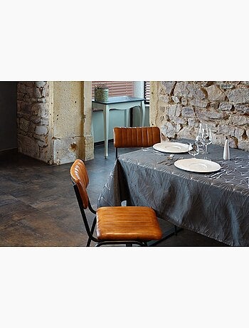 Nappe 145x300cm facette rouge