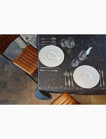 Nappe 145x300cm facette rouge