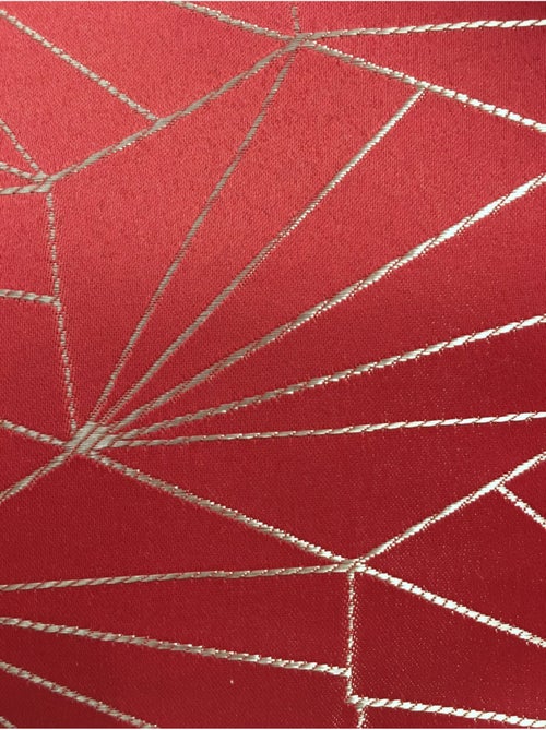 Nappe 145x300cm Facette rouge - Kiabi Nappe 145x300cm Facette rouge - Kiabi