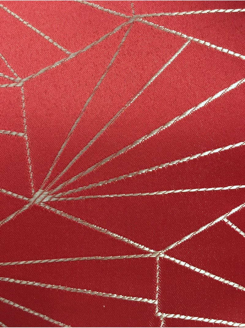 Nappe 145x300cm Facette rouge Rouge - Kiabi