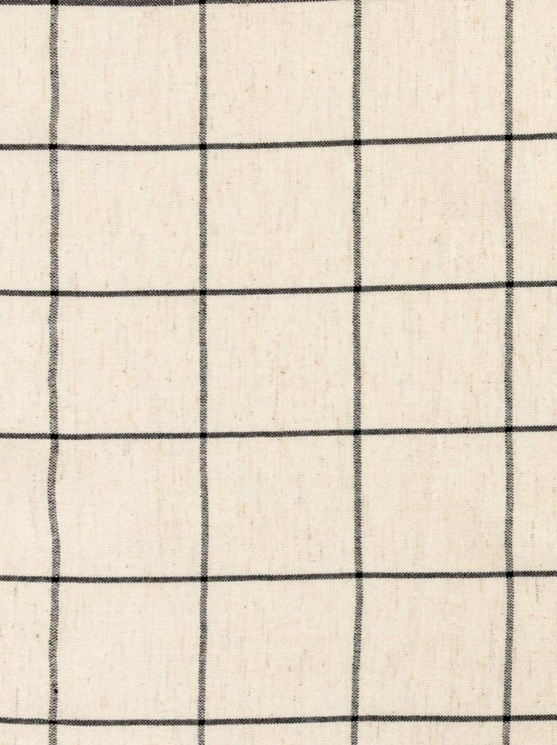 Nappe à carreaux 150x250 coton et lin Beige - Kiabi