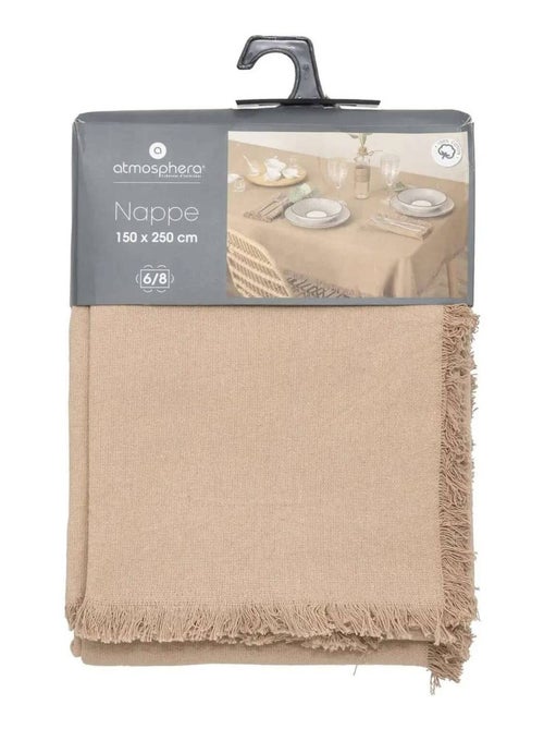Nappe à franges - 100% coton - Kiabi Nappe à franges - 100% coton - Kiabi