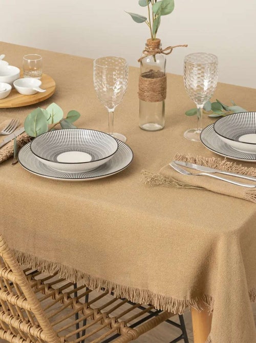 Nappe à franges - 100% coton - Kiabi Nappe à franges - 100% coton - Kiabi