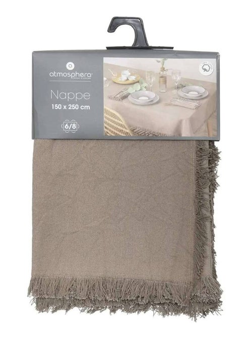 Nappe à franges - 100% coton - Kiabi Nappe à franges - 100% coton - Kiabi