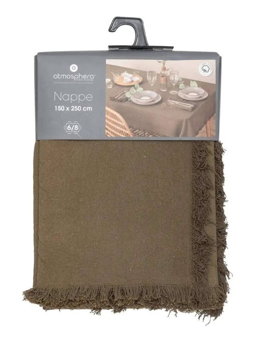Nappe à franges - 100% coton - Kiabi Nappe à franges - 100% coton - Kiabi
