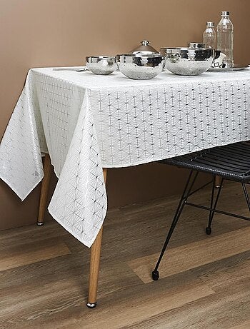 Nappe à motifs géométriques GOLD Rectangulaire