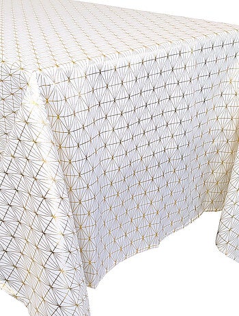 Nappe à motifs géométriques GOLD Rectangulaire