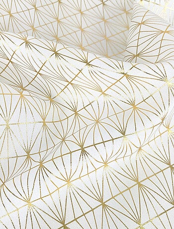 Nappe à motifs géométriques GOLD Rectangulaire
