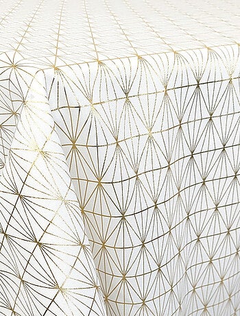 Nappe à motifs géométriques GOLD Rectangulaire