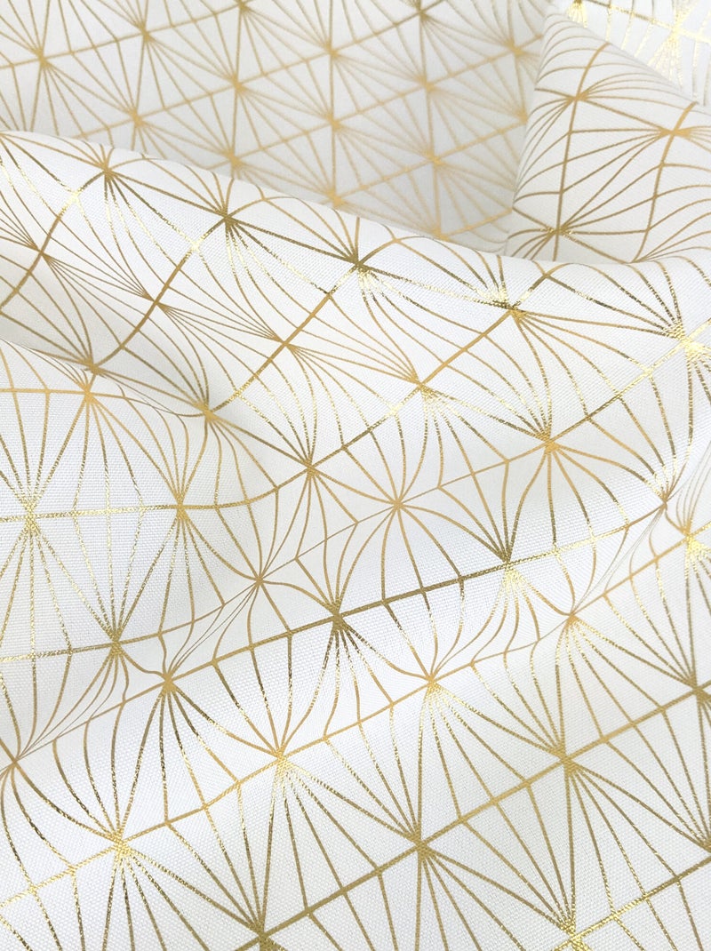 Nappe à motifs géométriques GOLD Rectangulaire Doré/or - Kiabi