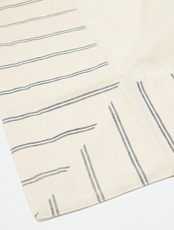 Nappe à rayures en coton (150x200 cm) - Kiabi Home