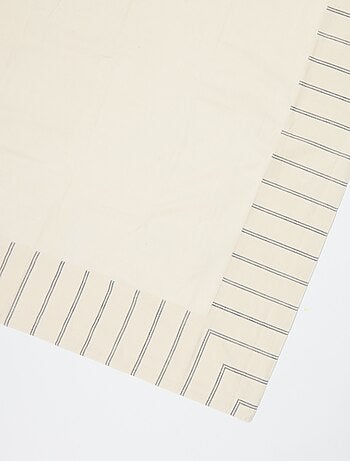 Nappe à rayures en coton (150x300 cm) - Kiabi Home