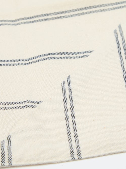 Nappe à rayures en coton (150x300 cm) - Kiabi Home - Kiabi