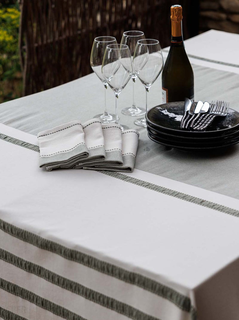 Nappe AKSEL en polycoton Marron havane - Kiabi