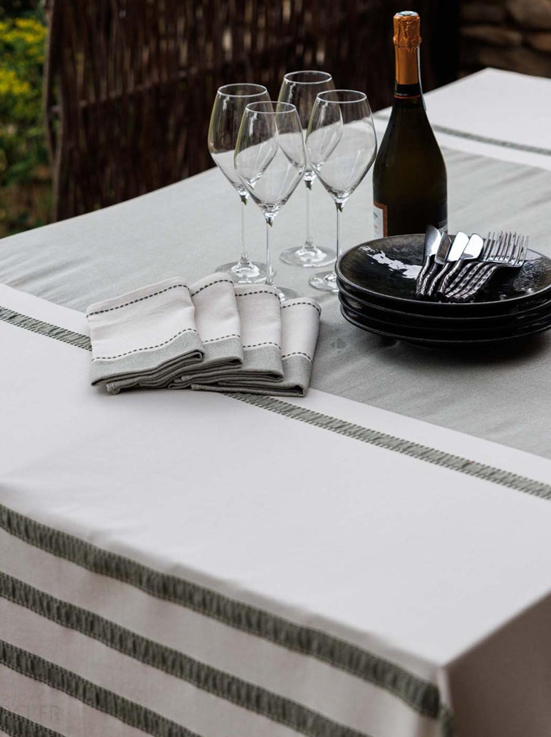 Nappe AKSEL en polycoton Vert clair - Kiabi