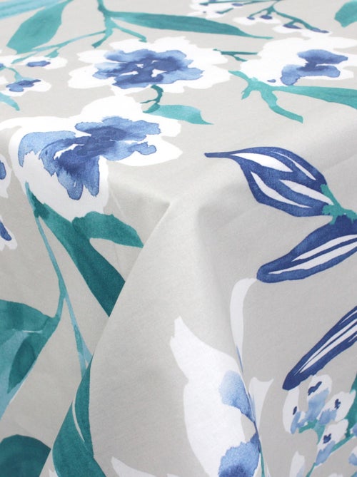 Nappe ANITA coton enduction acrylique Rectangulaire - Kiabi